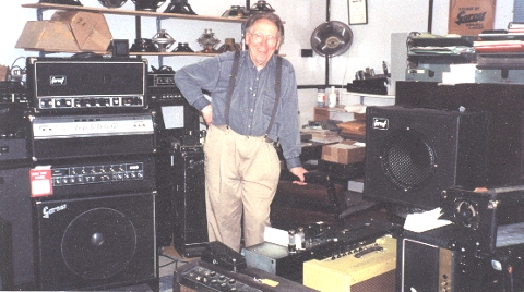 "Gar" Gillies at his Shop