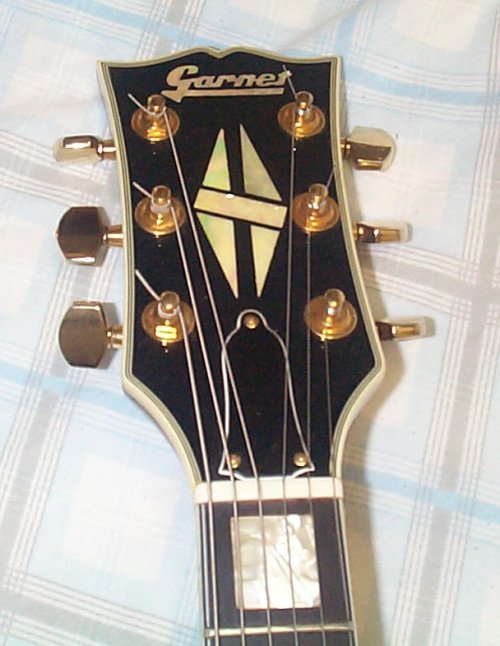 Sunburst Garnet LP Headstock