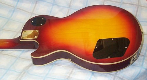 Sunburst Garnet LP Back