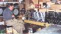 "Gar" Gillies in his Workshop